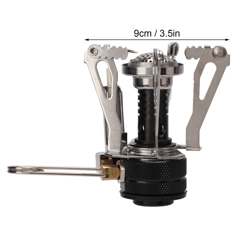 Mini Gas Stove Folding Piezoelectric Ignition Stable Support Portable Camping