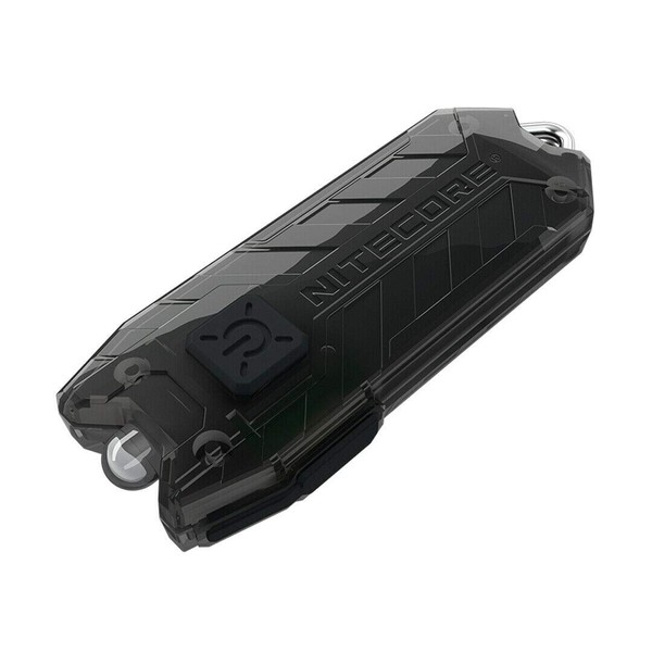 Nitecore Tube v2.0 55 Lumen USB Rechargeable Keychain Flashlight, Black, Tube-Black-V2