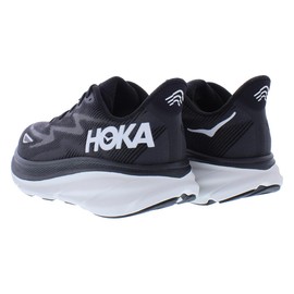 HOKA ONE ONE Clifton 9 Mens Shoes Size 9.5, Color: Black/White