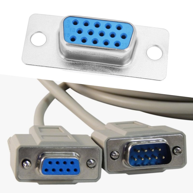 Create idea Pack of 10 3 Row 15-Pin Female Connector