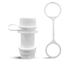 Threaded Drain Plug Replacement for Igloo Cooler, with Igloo 50-165 Qt Coolers,OEM Fitment Drain Plug Kit（1PCS）