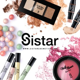 Sistar Half Moon Blush Duo Color Flushed Ultra Pigment Blendable (Rosy Cheeks)