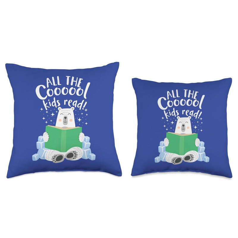 Reading is Cool Cute Polar Bear All the Coooool Kids