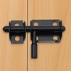 Heavy-Duty Stainless Steel Door Bolt Lock - Auxiliary Security Latch 2ea