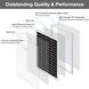20W 12V Solar Panel Kit with 10A Charge Controller High