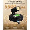 EZVALO Spotlights Indoor with Remote, 5500mAh Rechargeable Picture Lights, Wireless