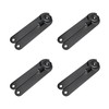 Savagrow 4pcs 180 Degree Rotatable Support Hinges Black 9" Folding