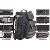 WELKINLAND Waxed-Canvas Tool Backpack - Heavy-Duty Electrician Backpack with HVAC