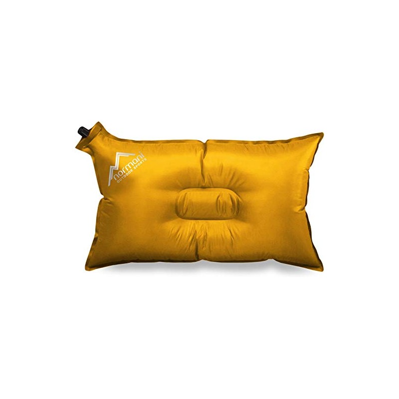 normani QuickFit Self-Inflating Outdoor Thermal Cushion Camping Orange
