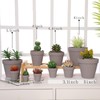 Yishang 1.9 Inch Tiny White Terracotta Pots Pack of 12-Small