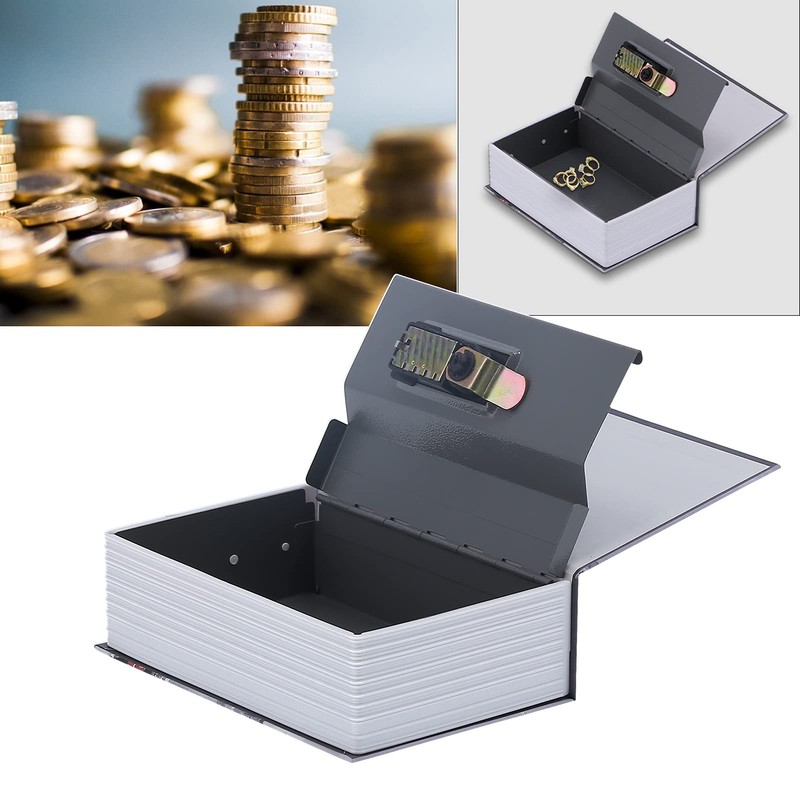 ANKROYU Safe with Password, Book Shaped Safe, Durable Safe for