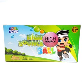 Gosu Toys High Bounce Pinky Ball 2.5 Inch Large Pink Rubber Ball 2 Pack Multi Purpose Play Soft Ballet Dance Massage Ball Dog Ball