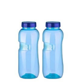 2 x 0,5 Liter Trinkflasche aus Tritan / Wasserflasche / BPA-frei