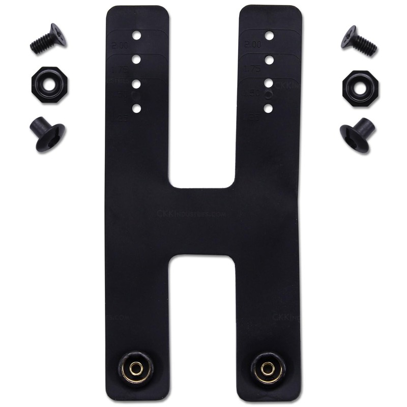 IWB Double Belt Loop - Heavy Duty Rubber – Black
