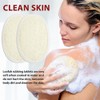 Pack of 2 Premium Biodegradable Natural Loofah Sponge Exfoliating Body