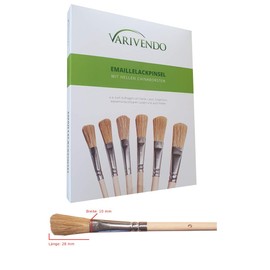 Enamel Paint Brush (24 x Size 0)