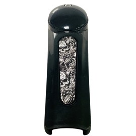 Kustom Cycle Parts Premium Aftermarket Skull/Weapons Metal Dash Panel Console Insert! Fits Harley Davidson 2008-2020 Street Glides and 2010-2020 Road Glides. Easy Install! (Black & White)