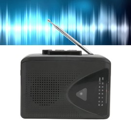 Portable Cassette Player with Clear Speaker, AM FM Radio, Cassette Player, USB DC 5V Power Supply, Indoor Outdoor