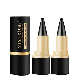 2PCS Black Eyeliner Cream – Highly Pigmented Waterproof Black Eyeliner Gel, Long Lasting Smudge-proof Eye Liners Makeup Set Gift For Women