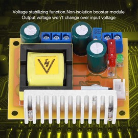 Akozon 8-32V 12V to ± 45V-390V DC-DC High Voltage Step-Up Converter ZVS Capacitor Charging Amplifier Module