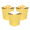 Ainmto 24PCS Gold Popcorn Boxes Mini Paper Popcorn Containers for