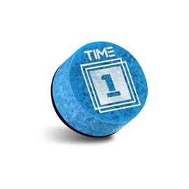 RHINO TIME Billiard Pool Cue Tip - 14mm/ Blue/Hardness: TIME 1 Super Soft/Pack 3