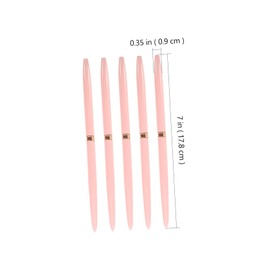 Healeved 5pcs Nail Art Liner Brush for Home Manicure Fine Detailing Pens for Nail Art Designs Easy to Use