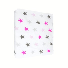 Cotton Fitted Sheet Suitable for 90 x 40 cm Cot Mattress - Pattern 19