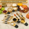 Gold Magnetic Measuring Cups & Spoons Set of 16, 7