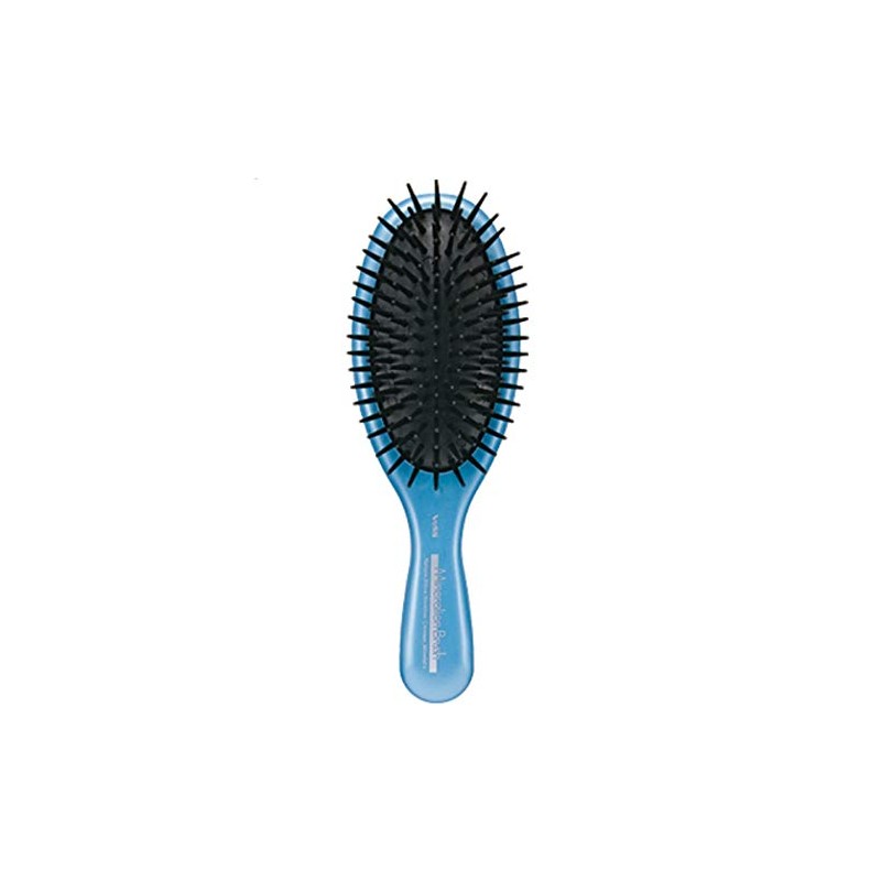 Bess Mineral Ion Poly Hair Brush, Blue