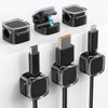 Magnetic Cord Clips, 6 Pack Cord Organizer Holder for Desk