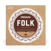 D'Addario Set Clásico de Guitarra Folk Blk 8020 Bola (EJ34)
