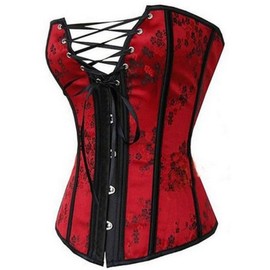 Martya Damen Korsett Body Shapewear Corsage Top mit G-String S-6XL