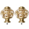 USFOOK 2 Pack Window Treatment Finials for 1 or 7/8