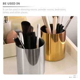 STOBOK Decorative Makeup Brush Holder Pen Holder Nail Art Storage Cup Brush Organiser Desktop Organizer