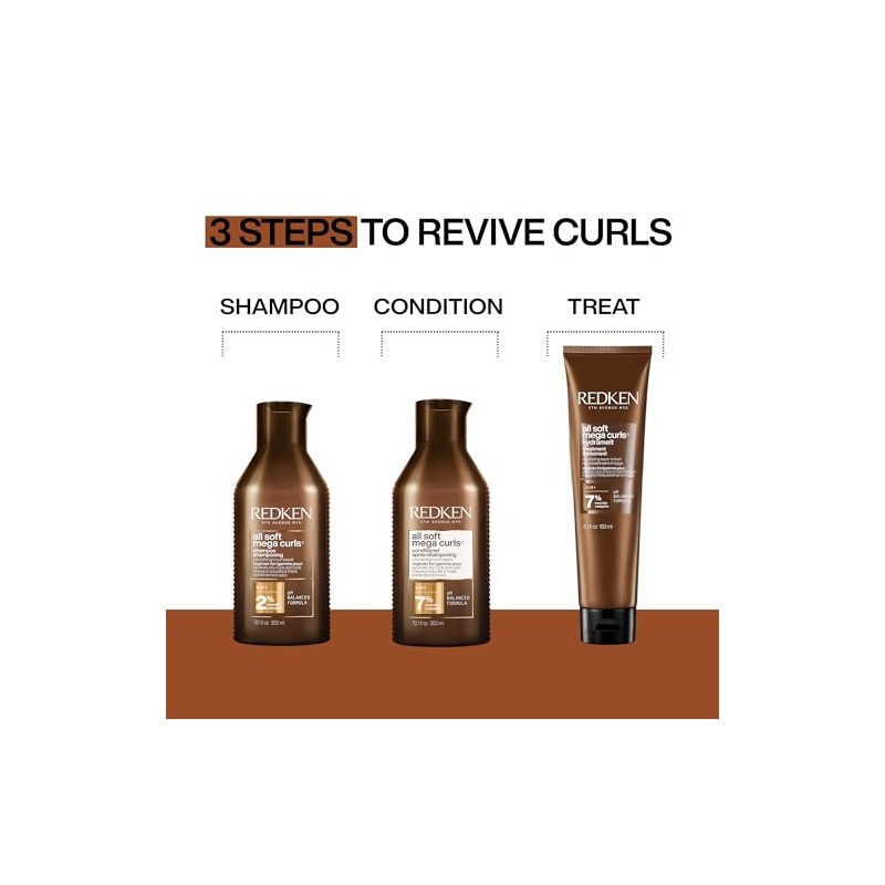 REDKEN-Hydramelt All Soft Mega Curls de Redken Tratamiento sin Enjuague