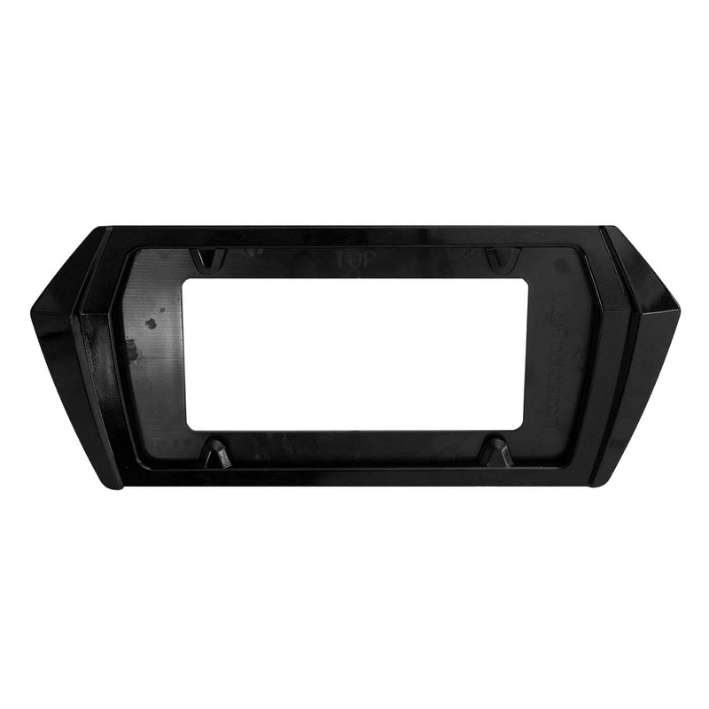 Carbon Flash Metallic GAR Painted Rear License Plate Frame for