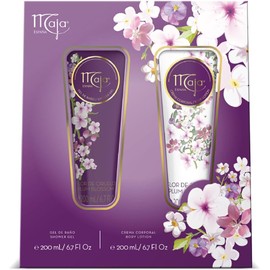 Maja, Plum Blossom Set de Regalo para Mujer con Crema Corporal y Shower Gel, 2 piezas
