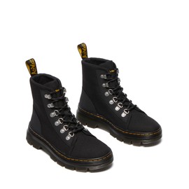 Dr. Martens Women's Combs W 6 Tie Boot Fashion, Black, 9