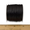 Hackberry Creek Black Satin Nylon Cord - 1mm Smooth String