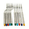 10 Pieces Set - Osteotome Periotome Convex Tip, Adjustable Depth