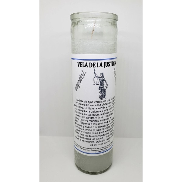VELA DE LA JUSTICIA ESPECIAL PARA CASOS DE CORTE ORACION