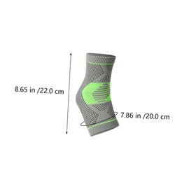 IWOWHERO 1 Pair Protective Gear Foot Arch Supports Ankle Wrap Ankle Guard Ankle Stabilizer Brace Ankle Sleeve Ankle Brace Men Ankle Support Tarsal Tunnel Brace Socks Fitness Accessory Nylon