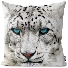 VOID Snow Leopard Cushion Cover Outdoor Indoor Cat Cushion Cover Size 80 x 80 cm