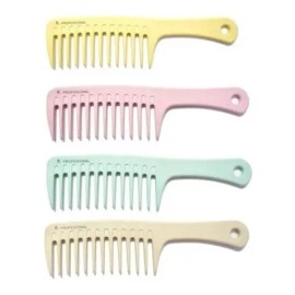 Lobo Peine Afro Jumbo Plus Para Corte Barbero Estilista Lobo 6pz