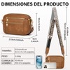 Bolsa Crossbody Mujer, Bolsa Bandolera Crossbody para Mujer, Cuero Impermeable