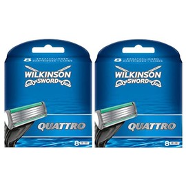 Wilkinson Sword 7007095E Quattro Plus Blades (Pack of 16)