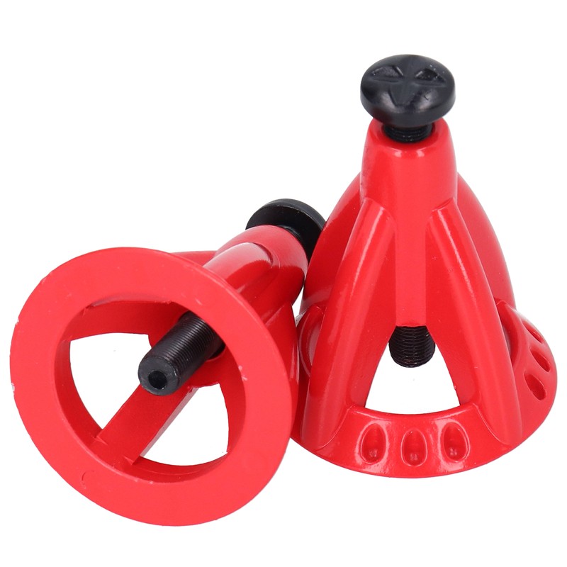 2pcs Metal 6T Jack Stand Adjustable Height Simulation Lifting for