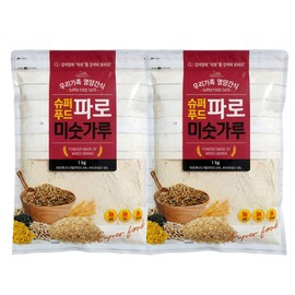슈퍼푸드 파로 미숫가루, 1kg, 2개 Superfood Faro Misutgaru, 1kg, Pack of 2
