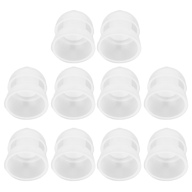 10Pcs Silicone Eartips Double Layer Washable Design Antistatic Detachable Earbud